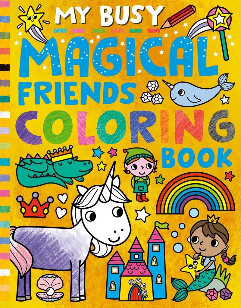 Magical Friends Coloring Book For Imaginative Play 1