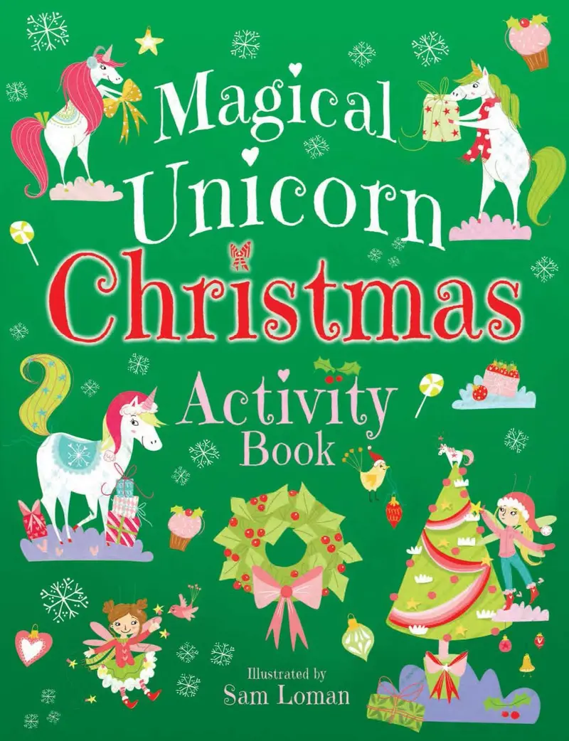 Magical Unicorn Holiday Activity Book 1