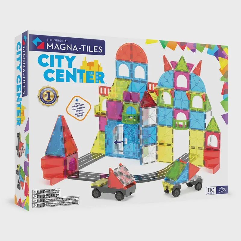 Magna-Tiles City Center Playset – Modular Construction Kit 1