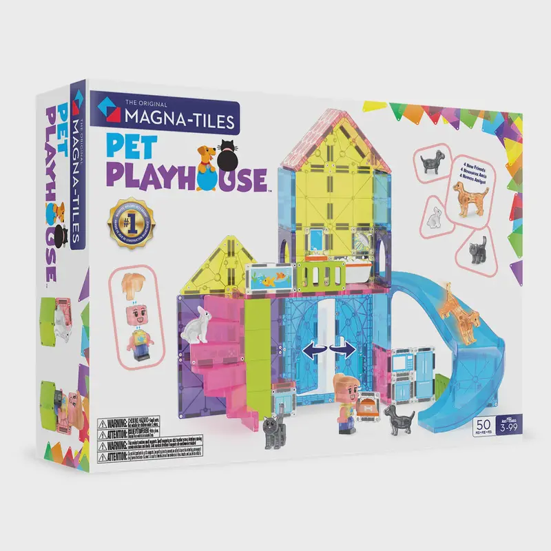 Magna-Tiles Pet Playhouse – Interactive Animal Habitat Builder 1