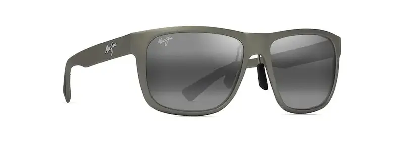 Maui Jim Grey Pukakea Matte Grey-Green Polarized Sunglasses 1