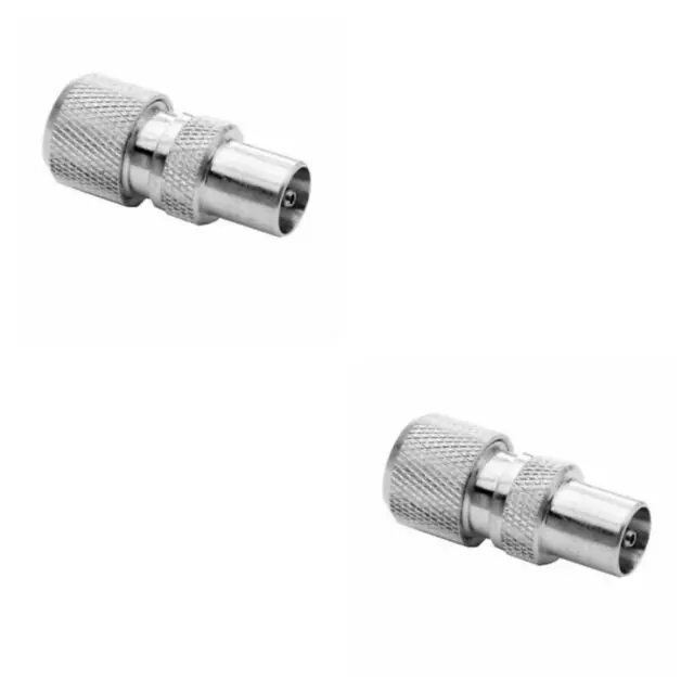 Maxview Pack Of Two Screw-On F-Type Male Coaxial Plugs 1