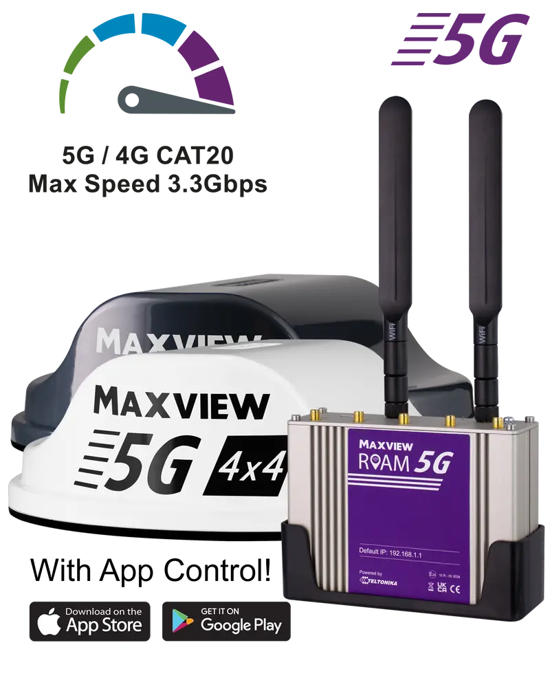 Maxview Roam 5G Portable Wi-Fi Router – White 1