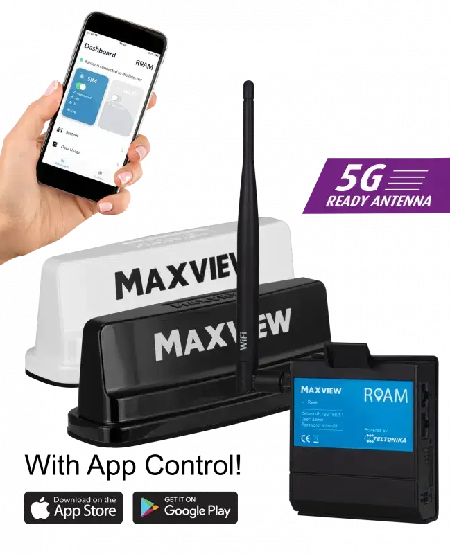 Maxview Roam 5G Rv Wi-Fi System – Black 1