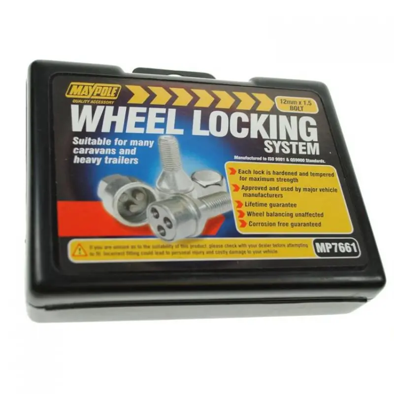 Maypole Anti-Theft Locking Wheel Bolts – Set Of Four 1