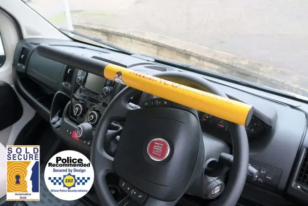 Milenco Extra-Long High-Security Steering Wheel Lock 1