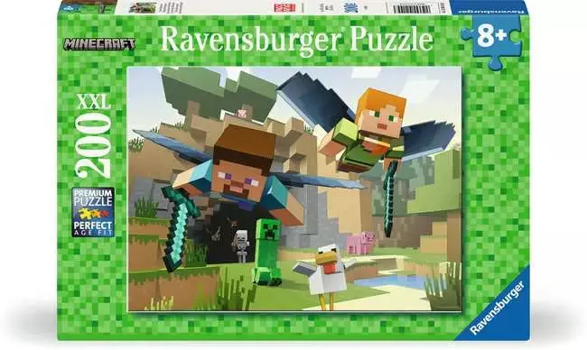 Minecraft Adventure Quest – 200-Piece Kids Puzzle 1