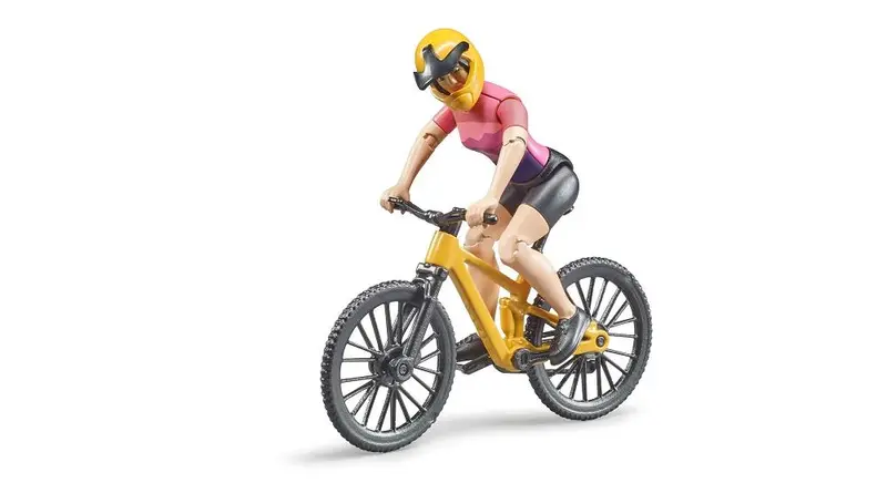 Mountain Bike With Rider Figure – Action Playset 1