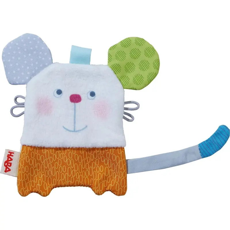 Mouse-Shaped Crinkle Lovey Blanket 1