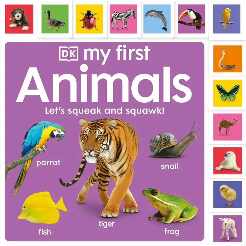 My First Animals – Interactive Board Book With Realistic Illustrations 1