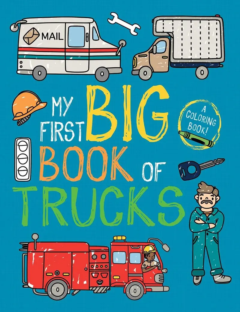 My First Big Book Of Trucks – Early Learning Picture Book 1