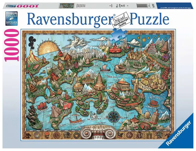 Mysterious Atlantis Puzzle – 1000 Pieces 1