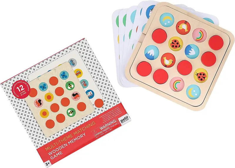 Natural Wood Memory Matching Game 1