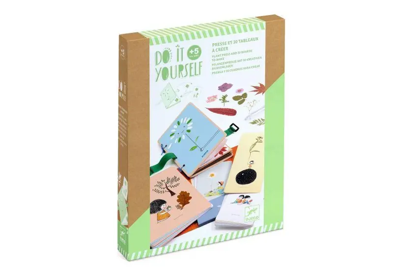 Nature-Themed Diy Pressing Kit For Flowers And Leaves 1