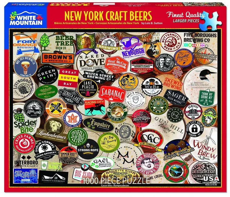 New York Craft Beer Puzzle – 1000-Piece Artwork 1