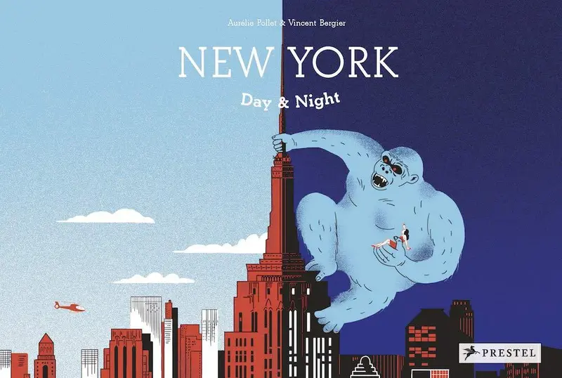New York Day & Night: Lift-The-Flap Dual-Sketchboard For Kids 1