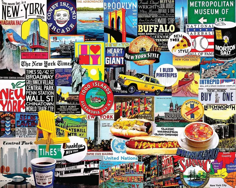 New York, New York – Iconic Cityscape Jigsaw Puzzle 1