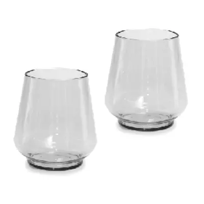 Omada Clear Acrylic Short Tumblers – Set Of 2 1