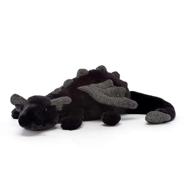 Onyx Dragon Mini Plush – Small-Scale Mythical Creature 1