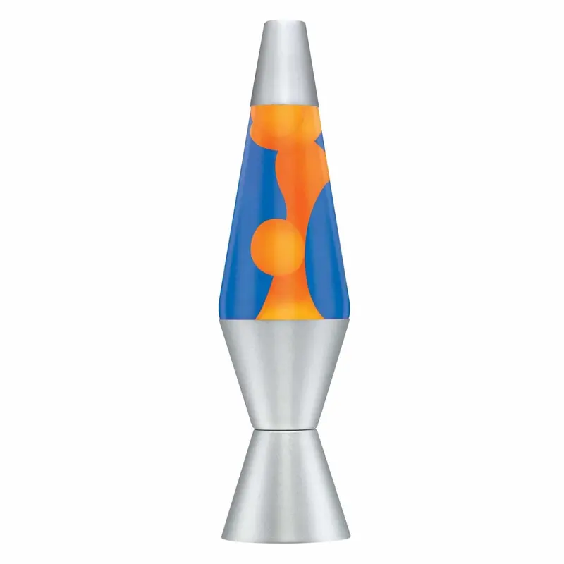 Orange And Blue Lava Lamp Desk Decor 1