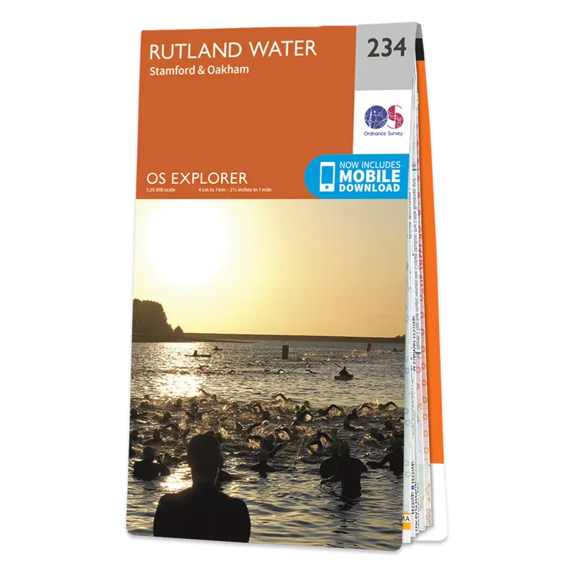 Os Explorer Map 234: Rutland Water & Surrounding Areas Map 1