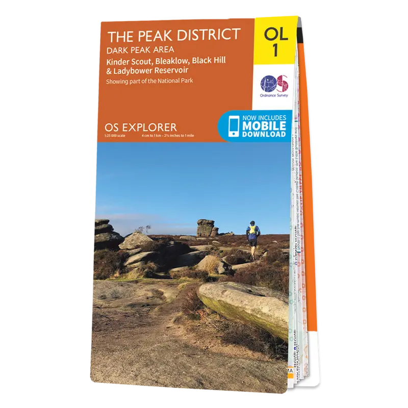 Os Explorer Map Ol1: The Peak District – Classic Edition Map 1