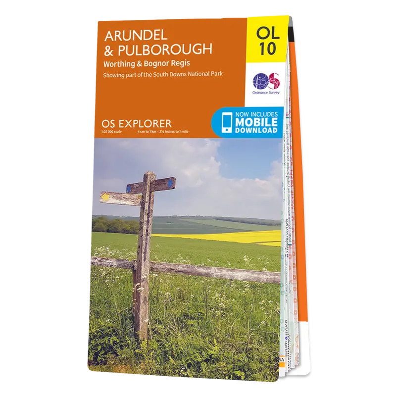 Os Explorer Map Ol10: Arundel & Pulborough Leisure Map 1