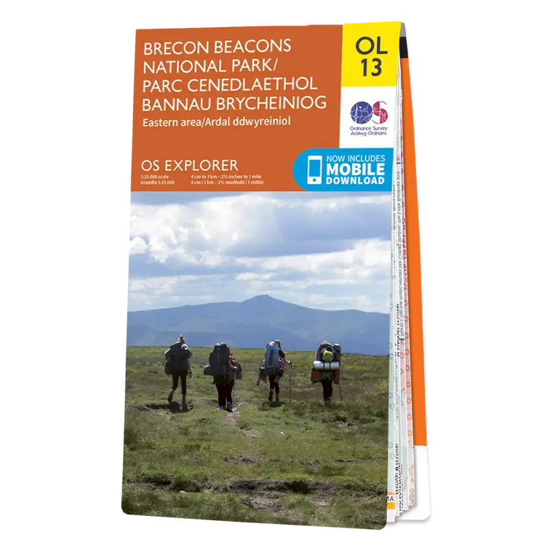 Os Explorer Map Ol13: Brecon Beacons East – National Park Walking Guide 1