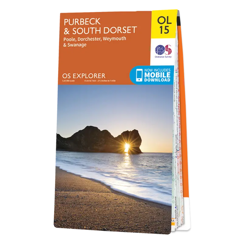 Os Explorer Map Ol15: Purbeck And South Dorset Coastal Map 1