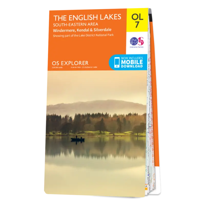 Os Explorer Map Ol7: English Lakes – South East Area Trail Map 1