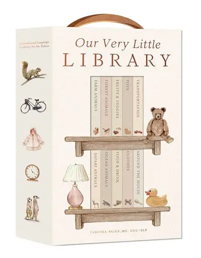 Our Very Little Library Board Book Set – Toddler Reading Starter Kit 1