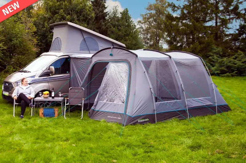 Outdoor Revolution Cayman T3 Dt Poled Low-Profile Campervan Awning 1