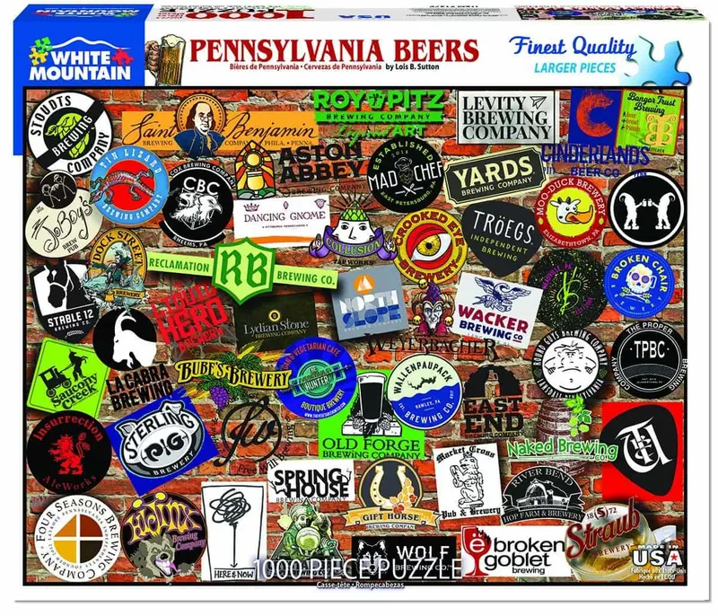 Pa Craft Beer Scene 1000-Piece Jigsaw Puzzle 1