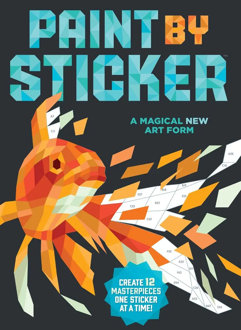Paint By Sticker: Creative Art For All Ages 1