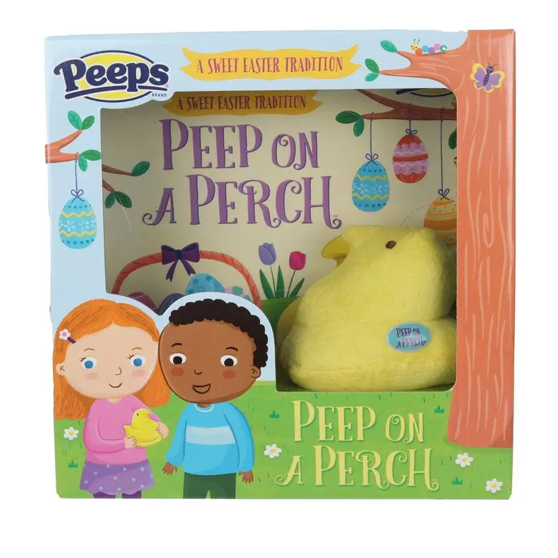 Peep On A Perch: Interactive Book And Soft Toy Set 1