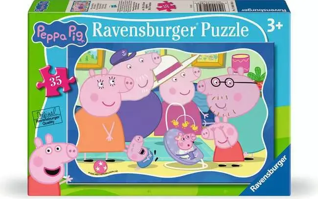 Peppa Pig Family Portrait – 35-Piece Children'S Puzzle 1