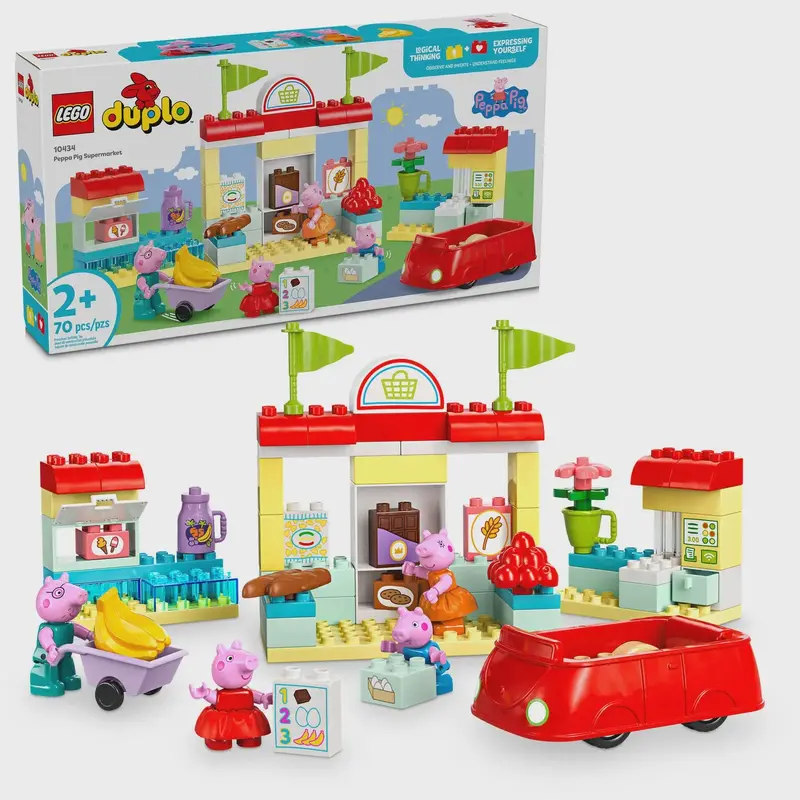 Peppa Pig Supermarket Playset: Interactive Pretend-Play Grocery Toy 1