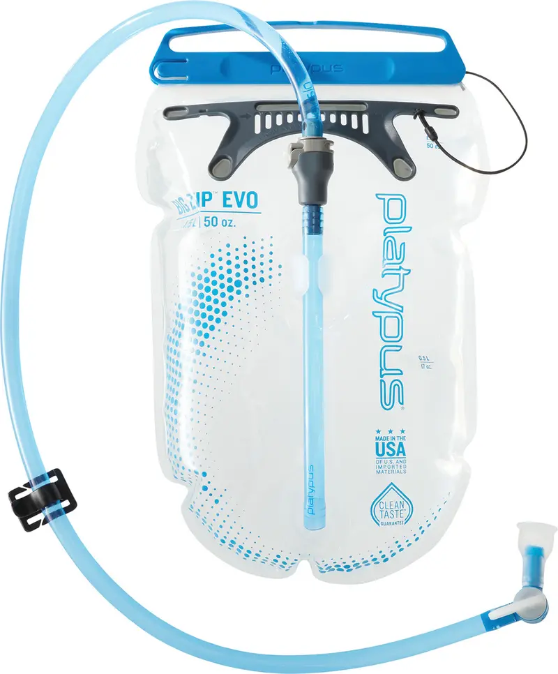 Platypus Big Zip Evo Hydration Reservoir – 1.5L Easy-Fill Backpacking Bladder 1
