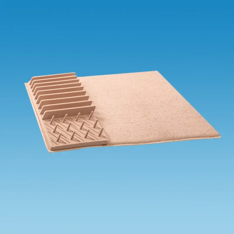 Pls Collapsible Drying Rack With Microfibre Drying Mat – Beige 1