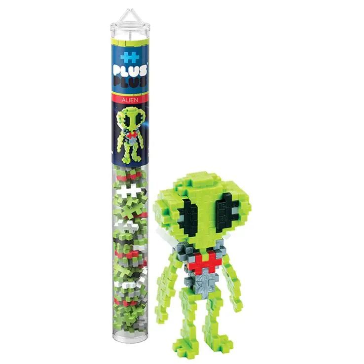 Plus-Plus Alien Character Building Tube 1