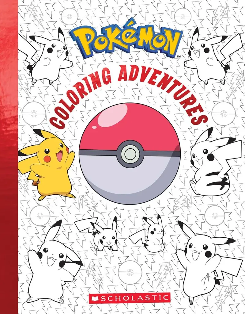 Pokémon-Themed Coloring Book With Fun Adventure Themes 1