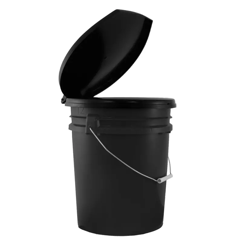 Portable Camping Potty – Bucket-Style Emergency Toilet With Secure Seat Lid 1