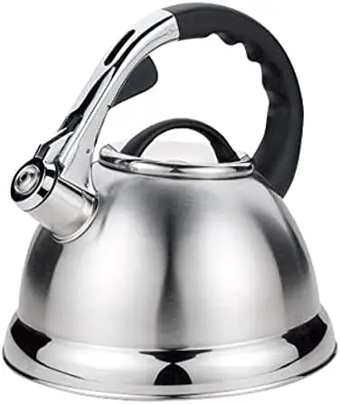 Prima 3.5L Polished Chrome Whistling Kettle 1