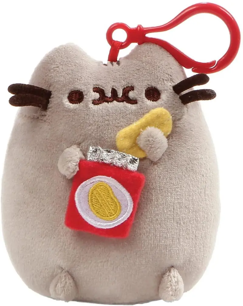 Pusheen Chips Backpack Clip Charm 1