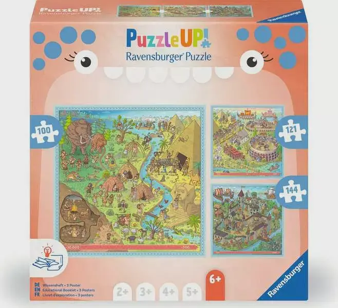 Puzzle Up: History-Themed Puzzles (100/121/144 Pieces) 1