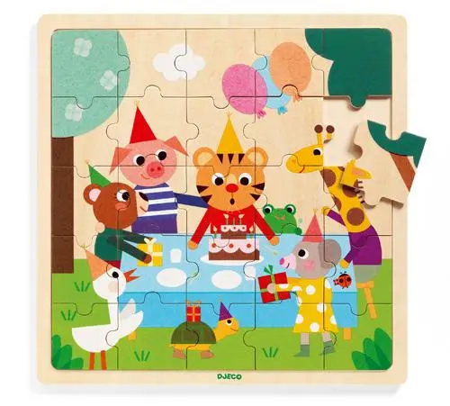 Puzzlo Happy Face Wooden Puzzle For Kids 1