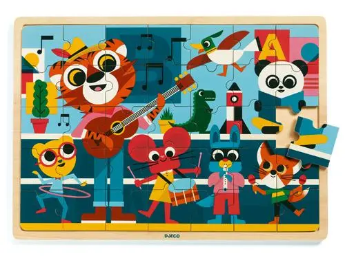 Puzzlo Music-Themed Wooden Puzzle 1