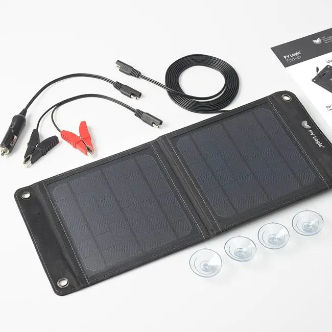 Pv Logic 8W Foldable Solar Battery Maintainer For Rvs And Vehicles 1