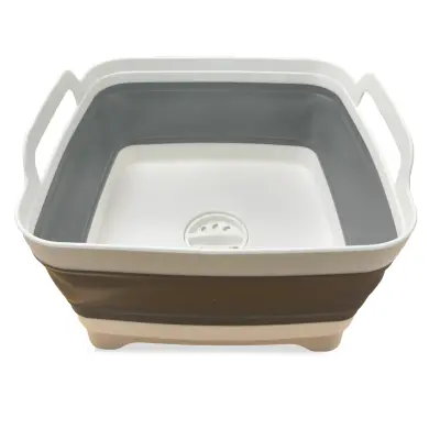Quest 8L Foldable Basin With Drain Spout 1