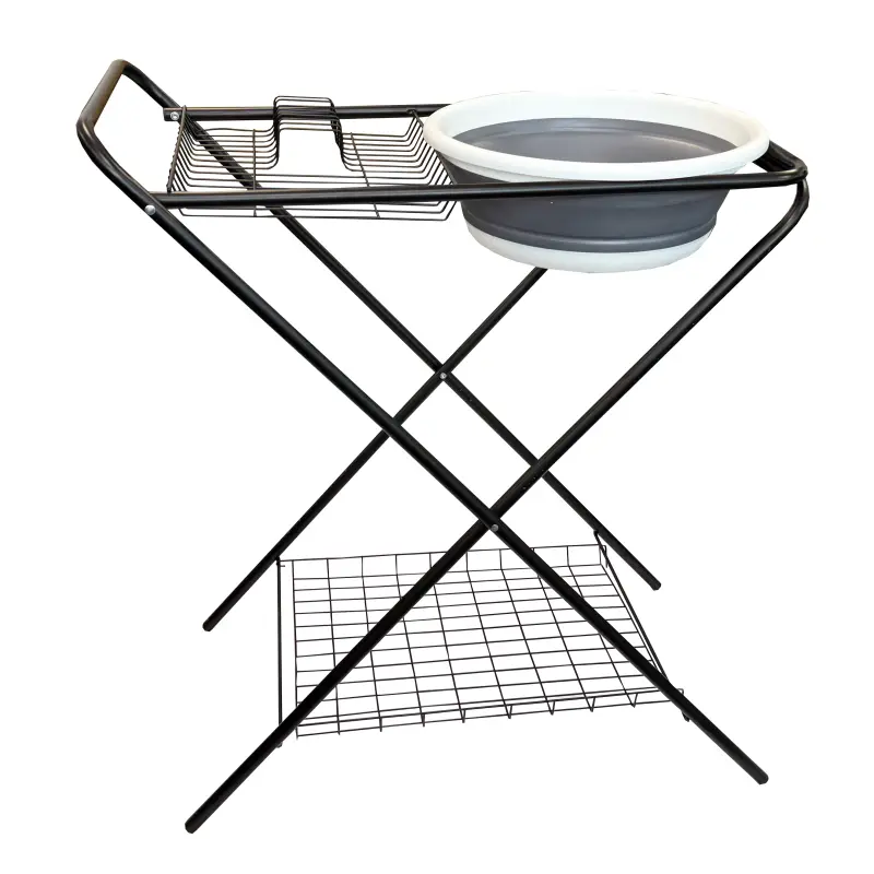 Quest Chudleigh Portable Camping Washing-Up Station With Integrated Bowl 1